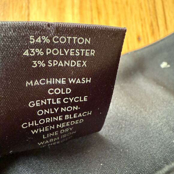 Ann Taylor Curvy Black Straight Leg Trouser Pants Size 6 Career Professional - Picture 9 of 9